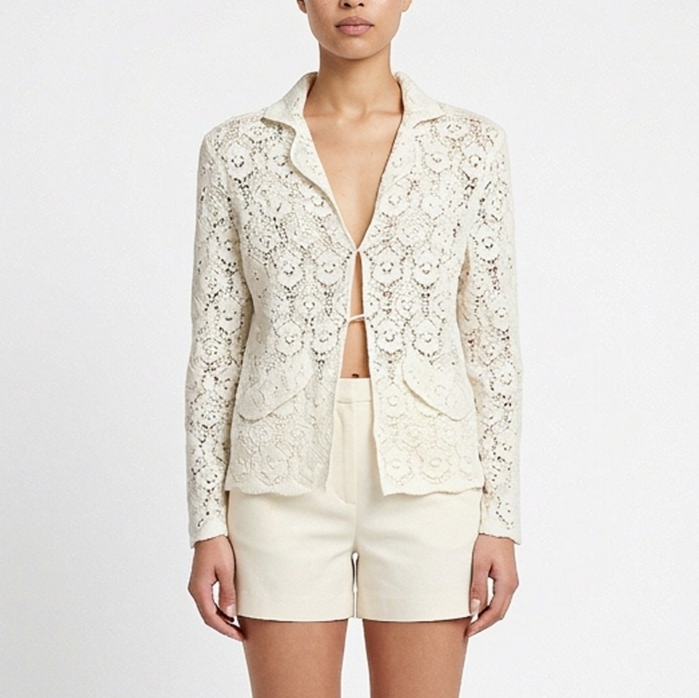 Auth! Joseph Crochet Cardigan